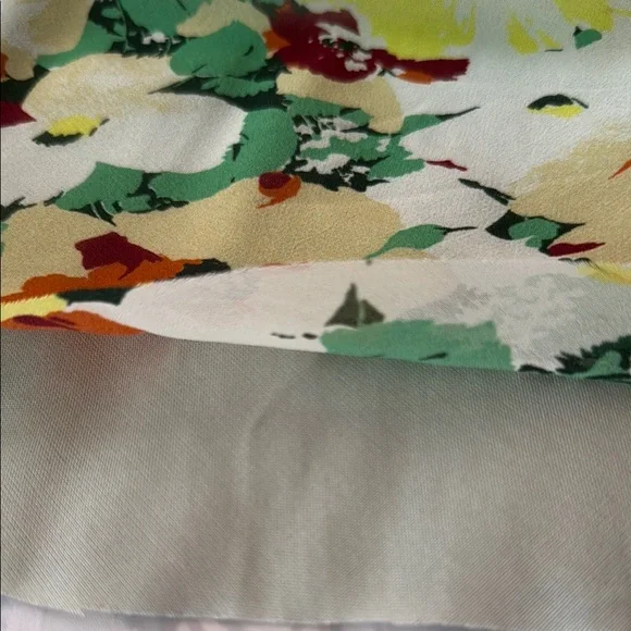 Anthropologie Floral Print V-Neck Women's Dress - Picture 14 of 16